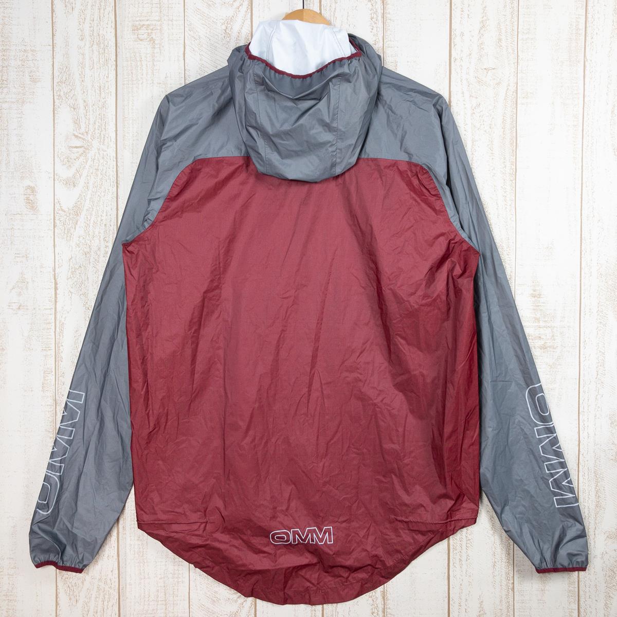 【Men's L グレー系】 Omm ( オーエムエム ) ヘイロ プラス ジャケット Halo + Jacket レインシェル フーディ Men's Dark Red / Gray レインシェル アウター ジャケット トップス ウェア