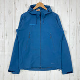 【Men's M ネイビー系】 Mammut ( マムート ) マサオ ソフトシェル ジャケット Masao SO Jacket ナイロン ウェア トップス アウター ジャケット ソフトシェル z00060386  ソフトシェル アウター ジャケット トップス ウェ