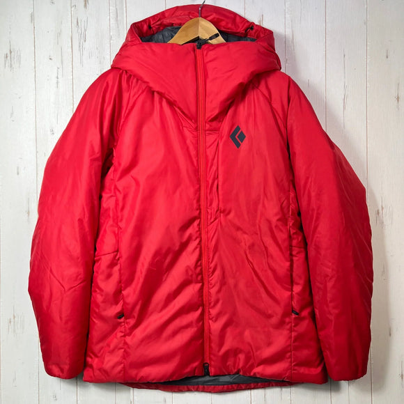 【Women's S レッド系】 Black Diamond ( ブラックダイヤモンド ) ビレイパーカー Belay Parka Coral Red ウェア トップス アウター ジャケット 化繊インサレーション プリマロフト・ゴールド・インサレーション・クロスコア