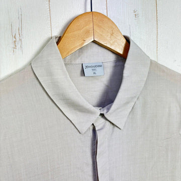 【Men's XL アイボリー系】 Houdini ( フーディニ ) メンズ ツリー ポロシャツ M's Tree Polo Shirt 860009 Sandstorm Light z00058242 Sandstorm Light 化繊 ショートスリーブシャツ イ - 0