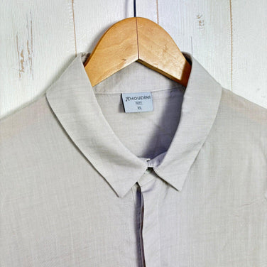 [Men's XL Ivory] Houdini Men's Tree Polo Shirt M's Tree Polo Shirt 860009 Sandstorm Light z00058242 Sandstorm Light Synthetic Short Sleeve Shirt