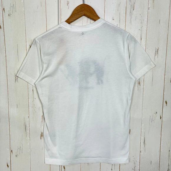 【Unisex XS ホワイト系】 Montbell ( モンベル ) WIC.T 3匹のクマ ポリエステル ウェア トップス インナー シャツ ショートスリーブTシャツ クルーネック 化繊 z00058686  化繊 ショートスリーブTシャツ クルーネック インナー
