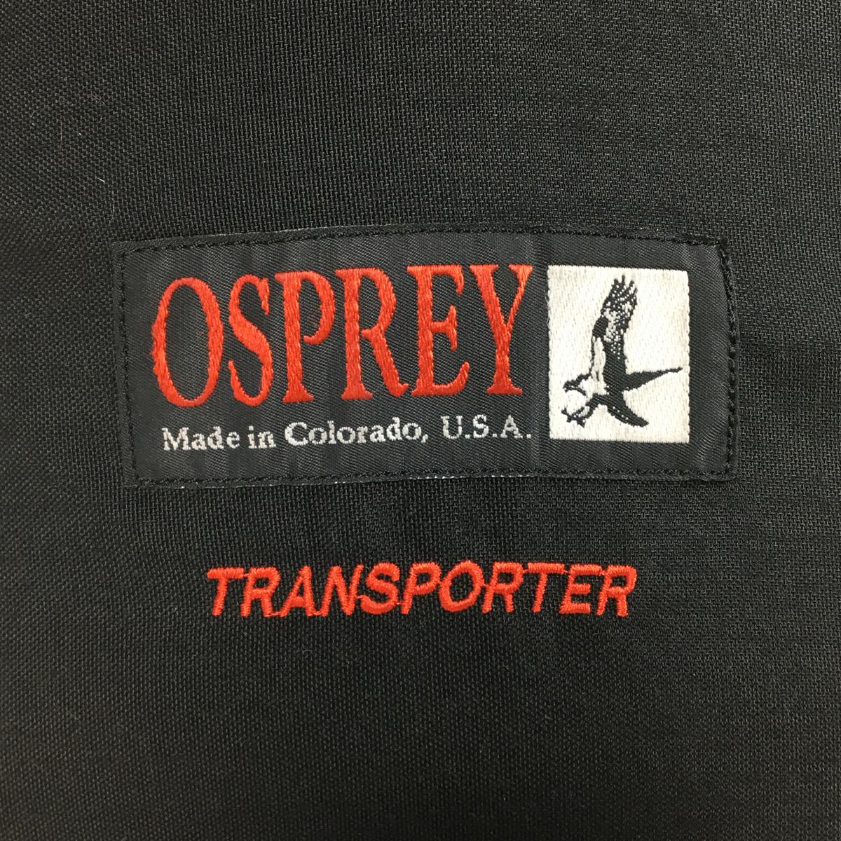 [OneSize 黑色系列] Osprey Transporter L Transporter L 128L 美国制造旧标签行李袋背包直夹克系统难以获得容量 [80L ~] 背包袋流浪