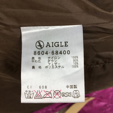 【Women's M パープル系】Aigle ( エーグル ) ダウン ジャケット Down Jacket フーディ パーカー 8604-68400 Women's ダウンインサレーション アウター ジャケット トップス ウェア - 【公式】2ndGEAR（セカンドギア）Webショップ【登山用品・アウトドア用品専門 買取販売店】