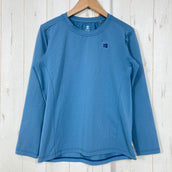 【Women's S ネイビー系】 Finetrack ( ファイントラック ) ドラウト クアッド ロングスリーブ ポリエステル ウェア トップス インナー シャツ ロングスリーブTシャツ クルーネック 化繊 z00059217 化繊 ロングスリーブTシャツ クルー