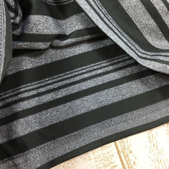 【Women's M グレー系】Moon Climbing ( ムーン クライミング ) ロングスリーブ クイックドライ ボーダー Tシャツ Long Sleeve Quickdry Border T-Shirt International Women's 化繊 ロングスリーブTシャツ クルーネック インナー シャツ トップス ウェア - 【公式】2ndGEAR（セカンドギア）Webショップ【登山用品・アウトドア用品専門 買取販売店】