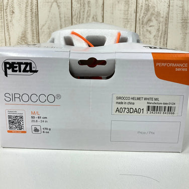 【M/L ホワイト系】 Petzl ( ペツル ) シロッコ ヘルメット z00051022 ヘルメット - 【公式】2ndGEAR（セカンドギア）Webショップ【登山用品・アウトドア用品専門 買取販売店】