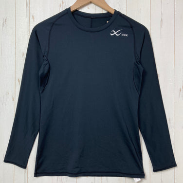 【Women's L ブラック系】 Cw-X ( シーダブリューエックス ) スポーツトップ セカンドボディ2.0 ポリエステル ウェア トップス インナー シャツ ロングスリーブTシャツ クルーネック 化繊 z00058463  化繊 ロングスリーブTシャツ クルーネ