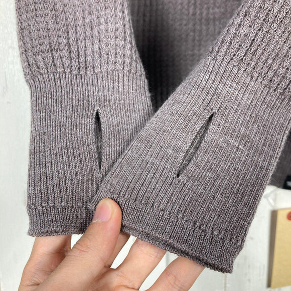 【Men's S パープル系】 The North Face ( ザ・ノースフェイス ) グローブフィットハイネック Globefit High Neck ウール ウェア トップス インナー シャツ ロングスリーブシャツ ウール z00054773  ウール ロング