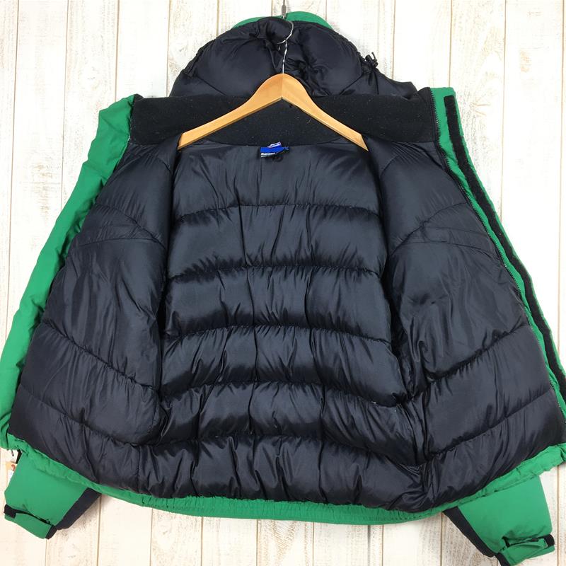 【Men's M グリーン系】 Feathered Friends ( フェザードフレンズ ) フロント ポイント ジャケット Front Point Jacket ダウン フーディ アメリカ製 貸出用？ サンプル？ 入手困難 International Men's