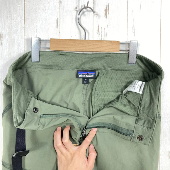 【Men's 31 グリーン系】 2018 Patagonia ( パタゴニア ) コージー パイク パンツ Cozy Pike Pants INDG ナイロン ウェア ボトムス ロングパンツ ソフトシェル z00058724 INDG ソフトシェル ロングパンツ ボ