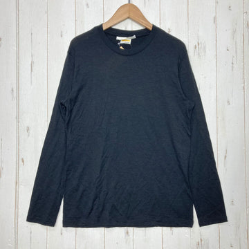 【Unisex XS ブラック系】 Icebreaker ( アイスブレーカー ) メリノ 150 ロングスリーブ ティー Merino 150 Long Sleeve Tee メリノウール ウェア トップス インナー シャツ ロングスリーブTシャツ クルーネック ウー