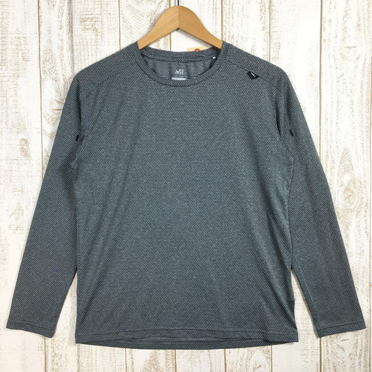 【女款M灰色系列】小米（小米）Heather Mesh Crew长袖Heather Mesh Crew Ls打底T恤长T MIV01783女式合成纤维长袖T恤圆领内搭