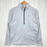 Men's Small Gray MooseJaw Great Stretch 1/2 Zip Fleece Hoodie. Hard-to-find polyester outerwear, soft jacket.
