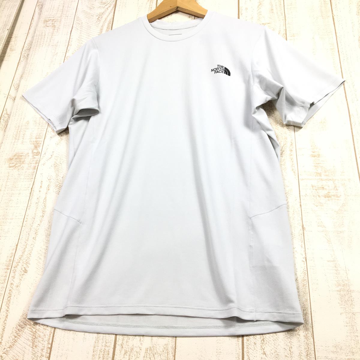 【Men's S グレー系】 The North Face ( ザ・ノースフェイス ) ショートスリーブ フラッシュドライ スリーディー クルー S/S Flashdry 3D Crew Tシャツ NT12204 Asian Men's TI ティングレー 化繊