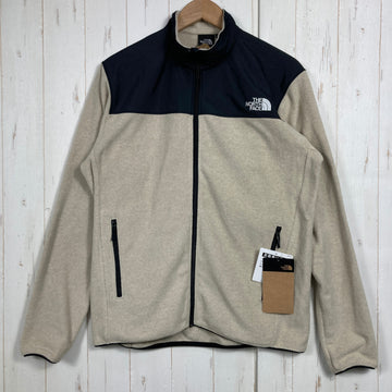 【Men's L アイボリー系】 The North Face ( ザ・ノースフェイス ) マウンテン バーサ マイクロ ジャケット Mountain Versa Micro Jacket リサイクルポリエステル マイクロフリース ポリエステル ウェア トップス アウ
