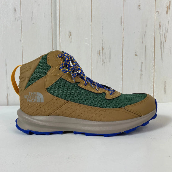 【Boy's 23.5cm ベージュ系】 The North Face ( ザ・ノースフェイス ) ユース ファストパック ハイカー ミッド ウォータープルーフ K Fastpack Mid WP BG フットウェア トレッキングブーツ z00056642 BG トレッキング