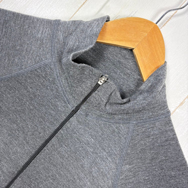 【Men's S グレー系】 2000s Patagonia ( パタゴニア ) キャプリーン ロングスリーブ ハーフジップ シャツ Capilene Longsleeve Hargzip Short ポリエステル ウェア トップス インナー シャツ ロングスリー