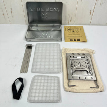 【OneSize シルバー系】 Firebox ( ファイヤーボックス ) フリースタイルストーブ Freestyle Stove ステンレス キャンピングギア 焚き火台 z00055482  焚き火台 キャンピングギア