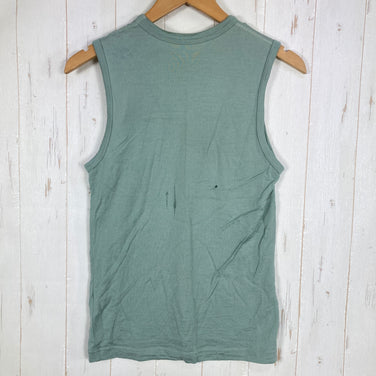 【Men's S グリーン系】 Yamatomichi ( 山と道 ) 100 パーセント ライト メリノ スリーブレス 100% Light Merino Sleeveless メリノウール100% 日本製 メリノウール ウェア トップス インナー シャツ タンク