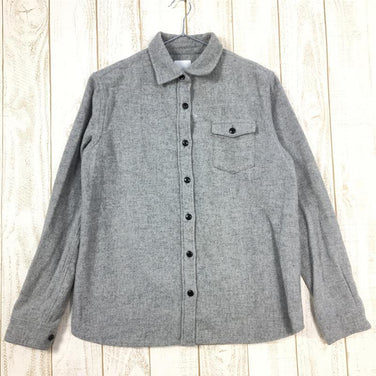 【Women's M グレー系】The North Face ( ザ ノースフェイス ) ロングスリーブ ウール シャツ L/S Wool Shirt NRW61509 Asian Women's ウール ロングスリーブシャツ インナー シャツ トップス ウェア - 【公式】2ndGEAR（セカンドギア）Webショップ【登山用品・アウトドア用品専門 買取販売店】