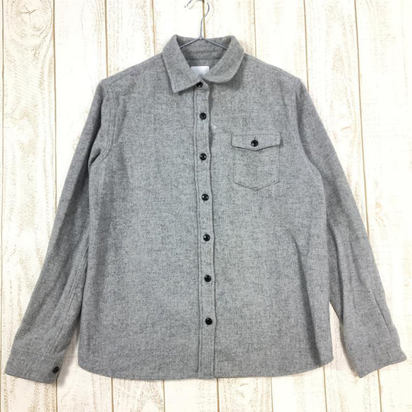 【Women's M グレー系】The North Face ( ザ ノースフェイス ) ロングスリーブ ウール シャツ L/S Wool Shirt NRW61509 Asian Women's ウール ロングスリーブシャツ インナー シャツ トップス ウェア - 【公式】2ndGEAR（セカンドギア）Webショップ【登山用品・アウトドア用品専門 買取販売店】