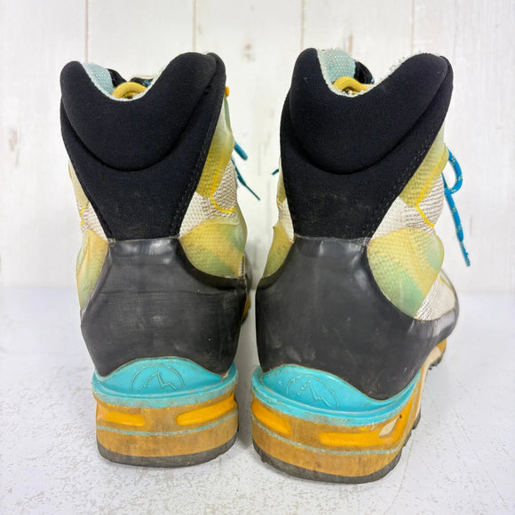 【Women's 23.7cm ブルー系】 La Sportiva ( ラ・スポルティバ ) トランゴ キューブ GTX ウーマン Trango Cube GTX Woman Malibu Blue / Yellow GORE-TEX セミワンタッチアイゼン対応 フットウェア