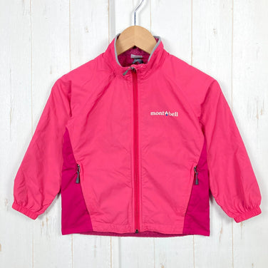 [Kid's 100 Pink] Montbell Light Shell Jacket, Nylon Windshell Jacket, z00054035, Outerwear Top