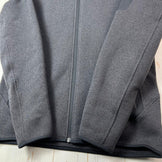 Men's Small Arcteryx Covert Hoody in Black Heather (018169) - Hard-to-find polyester fleece jacket/top (z00054616)