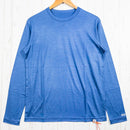 【Men's Ｓ ブルー系】 Ridge Mountain Gear ( リッジマウンテンギア ) メリノ ベーシック ティー Merino Basic Tee Azure Blue メリノウール ウェア トップス インナー シャツ ロングスリーブTシャツ クルー - 【公式】2ndGEAR（セカンドギア）Webショップ【登山用品・アウトドア用品専門 買取販売店】