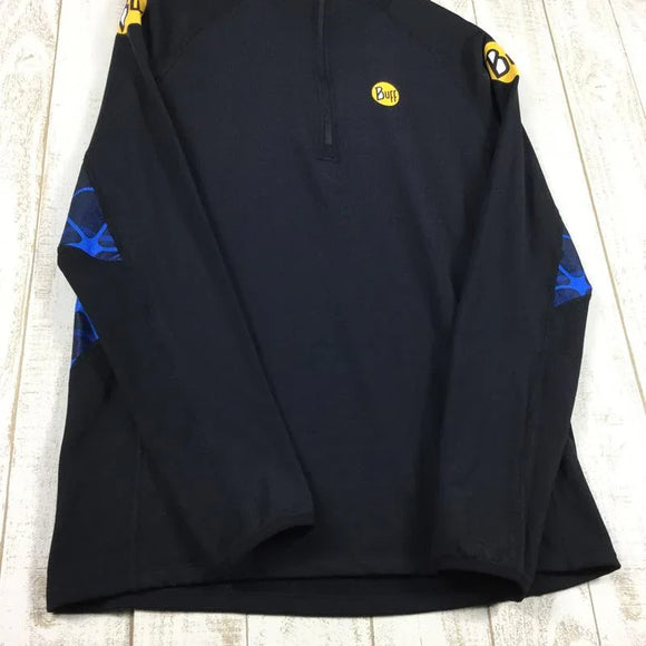 【Men's L ブラック系】Buff ( バフ ) プロチーム ジップネック ロングスリーブ スウェットシャツ Pro Team Aten Long-Sleeved Sweat Shirts 保温 トップ 2087.999.1FT International Men's 化繊 ロングスリーブシャツ インナー シャツ トップス ウェア - 【公式】2ndGEAR（セカンドギア）Webショップ【登山用品・アウトドア用品専門 買取販売店】