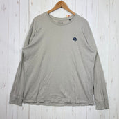 【Men's L ベージュ系】 Mountain Hardwear ( マウンテンハードウェア ) リググラフィック リラックスド ロングスリーブ コットン ウェア トップス インナー シャツ ロングスリーブTシャツ クルーネック コットン z00059505 コ
