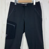 【Men's S ブラック系】 Arcteryx ( アークテリクス ) ガンマ AR パンツ Gamma AR Pant 入手困難 4WAYストレッチ 耐久撥水 ナイロン ウェア ボトムス ロングパンツ ソフトシェル z00061275  ソフトシェル ロングパン