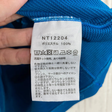 【Men's M ブルー系】 The North Face ( ザ・ノースフェイス ) ショートスリーブ フラッシュドライ 3D クルー S/S FLASHDRY 3D Crew ポリエステル ウェア トップス インナー シャツ ショートスリーブTシャツ クルーネ