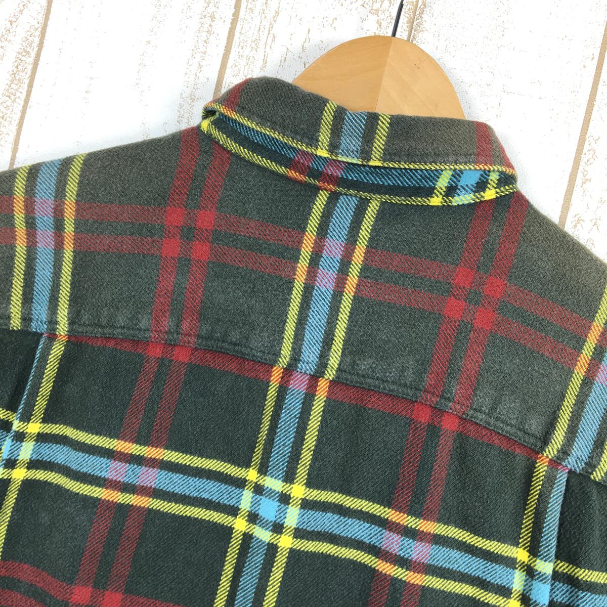 【Men's S グリーン系】 Patagonia ( パタゴニア ) フィヨルド フランネル シャツ Fjord Flannel Shirt アジアンフィット ネルシャツ 生産終了モデル 入手困難 54130 Asian Men's  コットン ロングスリーブシャ