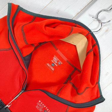 Mountain Hardwear Desna Hoody, Men's Size Small, Orange, Polyester Fleece Jacket with Polartec Power Stretch, z00053932