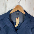 【Women's XS ネイビー系】 Jackwolfskin ( ジャックウルフスキン ) ユーブイ シールド シャツ UV Shield Shirt ポリエステル ウェア トップス インナー シャツ ロングスリーブシャツ 化繊 z00059203  化繊 ロングスリー-3