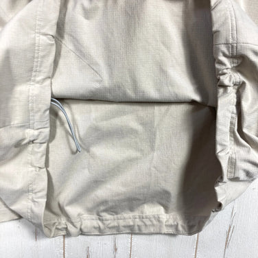 男式 M 米色 Houdini Daybreak 套头衫，涤纶长袖衬衫，合成纤维，z00053075