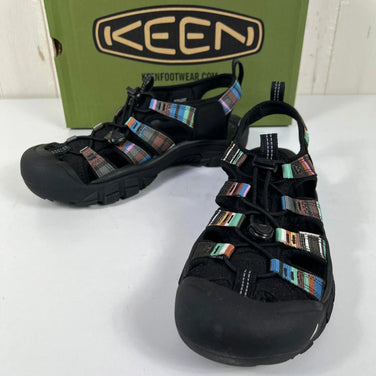 Keen 女士 Newport H2 宽版凉鞋，23.5 厘米，黑色，1003480，RAYA BLACK (z00055289)