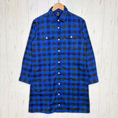 [Women's M Blue] Montbell WIC.O.D. Shirt Dress Blue Polyester Wear Top Inner Shirt Long Sleeve Shirt Synthetic Fiber z00057056 Blue Synthetic Fiber Long Sleeve Shirt Inner Shirt Top