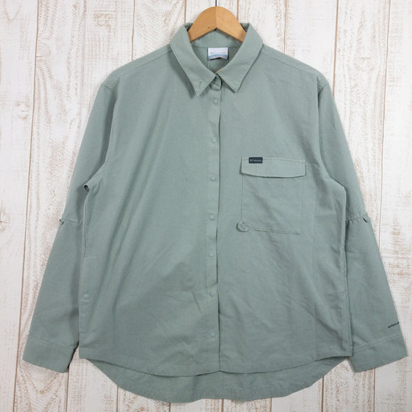 【Women's L グリーン系】 Columbia ( コロンビア ) エンジョイ マウンテンライフ オムニフリーズゼロ ロングスリーブシャツ Enjoy Mountain Life OFZ LS Shirt ポリエステル PL6208 Asian Women's - 【公式】2ndGEAR（セカンドギア）Webショップ【登山用品・アウトドア用品専門 買取販売店】