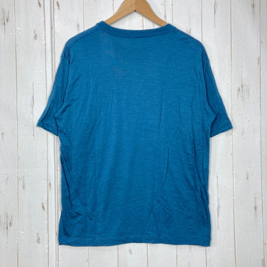 【Men's L ブルー系】 Elkex（エルケクス） メリノウール クルーネック ティー Merino Wool Crew Neck Tee メリノウール ウェア トップス インナー シャツ ショートスリーブTシャツ クルーネック ウール z00059315