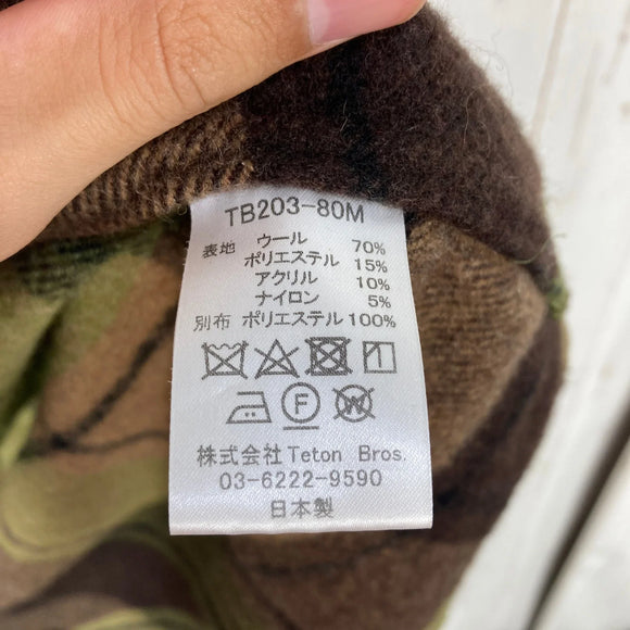 【Men's L ベージュ系】 Teton Bros ( ティートンブロス ) ファラロン シャツ Farallon Shirt 尾州再生ウール 毛七 ウール ウェア トップス インナー シャツ ロングスリーブシャツ ウール z00060831  ウール ロングスリ