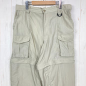 【Men's M ベージュ系】 1990s Columbia ( コロンビア ) フィッシング コンバーチブル カーゴパンツ Fishing Convertible Cargo Pants 生産終了モデル 入手困難 旧タグ ナイロン ウェア ボトムス コンバーチブル