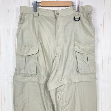 【Men's M ベージュ系】 1990s Columbia ( コロンビア ) フィッシング コンバーチブル カーゴパンツ Fishing Convertible Cargo Pants 生産終了モデル 入手困難 旧タグ ナイロン ウェア ボトムス コンバーチブル