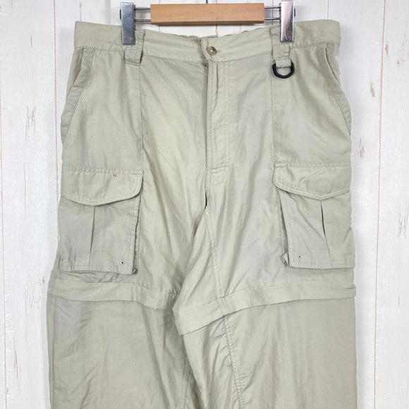 【Men's M ベージュ系】 1990s Columbia ( コロンビア ) フィッシング コンバーチブル カーゴパンツ Fishing Convertible Cargo Pants 生産終了モデル 入手困難 旧タグ ナイロン ウェア ボトムス コンバーチブル