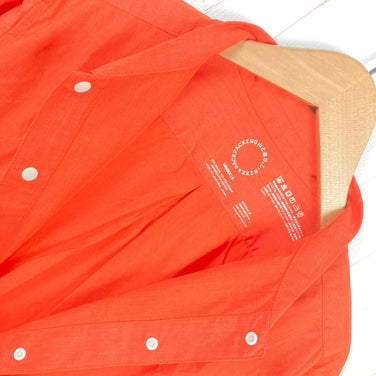 【Unisex S オレンジ系】 Yamatomichi ( 山と道 ) バンブー シャツ Bamboo Shirt レーヨン ウェア トップス インナー シャツ ロングスリーブシャツ  z00054052   ロングスリーブシャツ インナー シャツ トップス ウェア