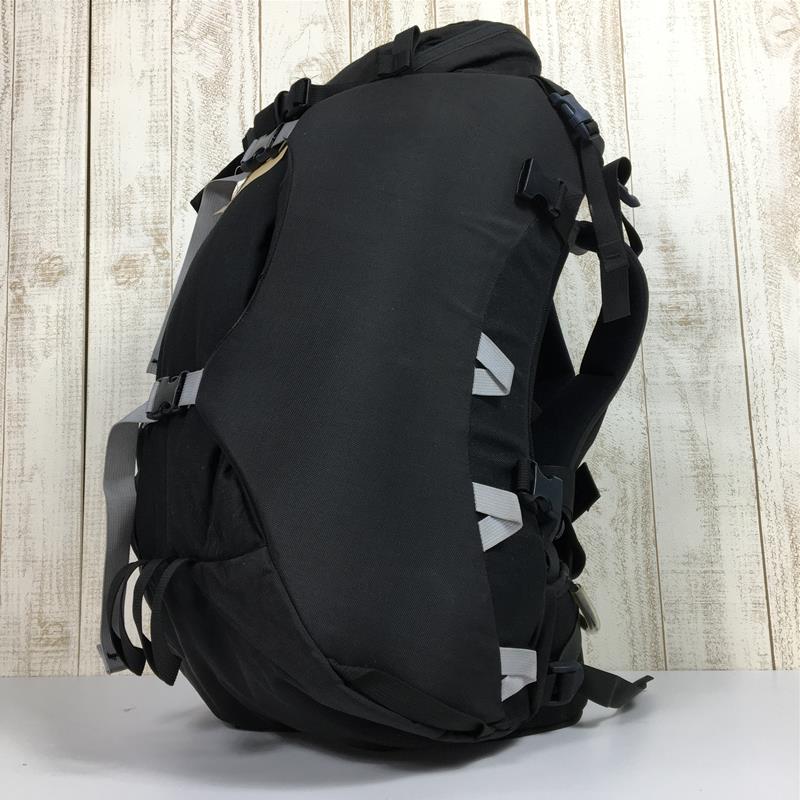 【M 黑色】Osprey Vertigo Pro 弹道尼龙登山包背包直夹克系统美国制造停产型号很难获得黑色容量【30L 至 54L】