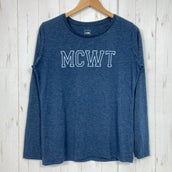 【Women's XL ネイビー系】 The North Face ( ザ・ノースフェイス ) ロングスリーブ RDT ウール クルー ポリエステル ウェア トップス インナー シャツ ロングスリーブTシャツ クルーネック ウール z00058999  ウール ロングスリ