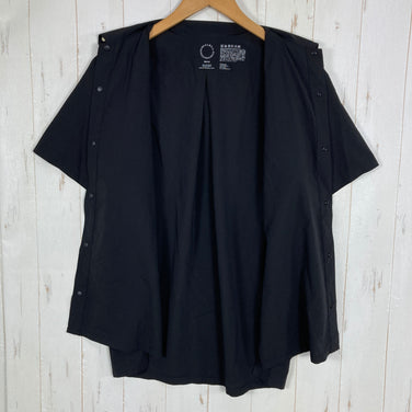 【Men's M ブラック系】 Yamatomichi ( 山と道 ) UL ショートスリーブ シャツ UL Short Sleeve Shirt シャドウリップ 超軽量 ポリエステル ウェア トップス インナー シャツ ショートスリーブシャツ 化繊 z000610